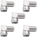 Connecteur coaxial  angle droit  90 degrs, 5 pices, connexion tanche, connecteur adaptateur f mle ...