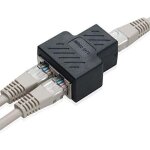 Connecteur de femme � femme fendeuse rj45 r�seau femmes pour 1 � 2 port cat 5 / cat 6 lan c�ble double ...