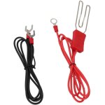 Connecteur de fil de cl�ture �lectrique, kit de bornes � crochet m8 en acier inoxydable pour cl�ture ...