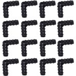 Connecteur d'irrigation goutte � goutte, 100pcs connecteur coude arrosage, raccord goutte a goutte 16mm, ...