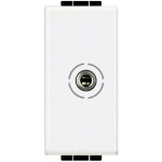 Connecteur jack femelle 3. 5 mm livinglight a visser blanc 1 module bticino n4280 Connecteur jack femelle 3. 5 mm livinglight a visser blanc 1 module bticino n4280