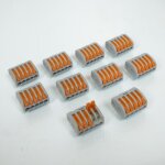 Connecteur  levier wago 5 voie bornier de connexion lctrique