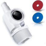 Connecteur mural pour nettoyeur polaris - kit de connecteurs pour tuyau d'aspirateur de piscine pour ...