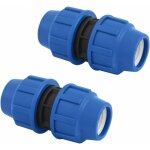 Connecteur pour tuyaux mdpe pp 25mm x 25 mm �gal - adaptateur pour tuyau d?eau pe de compression ? pn16 ...