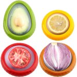 Conservateur d'avocat et de tomates - ensemble de 4 contenants de conservation réutilisables pour réfrigérateu ... Conservateur d'avocat et de tomates - ensemble de 4 contenants de conservation réutilisables pour réfrigérateu ...