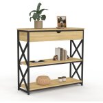 Console 1 tiroir wayne 2 �tag�res design industriel