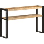 Console 120x30x75 bois de manguier brut 2