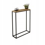 Console 60x20 hall r�alis�e en profil�s lancelot ch�ne noir 15x15