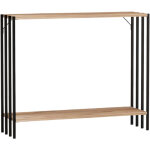 Console en bois  verona  - 90 x 26 x 74 cm - pin noir de l'atlantique