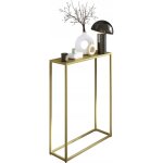 Console de couloir en profil�s m�talliques 15x15 60x20 or