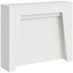 Itamoby - console extensible 90x25 / 211 cm anea frne blanc
