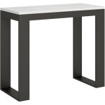 Console extensible bois et acier tiroz evolution 4 pieds 5 rallonges - blanc - 4 pieds - 5 rallonges Console extensible bois et acier tiroz evolution 4 pieds 5 rallonges - blanc - 4 pieds - 5 rallonges