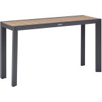 Console de jardin en aluminium effet bois evasion