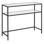 Console en mtal et verre tremp bryce