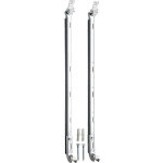 Console murale universelle (2pces) pour hauteur de montage 300 - 600 mm vis et chevilles incluses