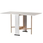Console pliante peu encombrante blanche 21x74x78h cm - misty Console pliante peu encombrante blanche 21x74x78h cm - misty