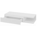 Console suspendue blanche picco pour le couloir