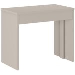 Console table extensible 12 couverts - 6 rallonges - beige - onega