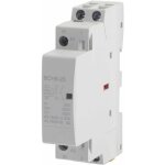 Contacteur ac domestique sur rail din 2p 25a 220v / 230v 1no 1nc 50 / 60hz