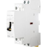 Contacteur jour / nuit 220v 2p, 25a, ac, mont� sur rail din, pour �clairage, chauffage et ventilation ...