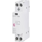 Contacteur modulaire 20a contact no et nf (1 module 2 pôles) r 20 - 11 230v Contacteur modulaire 20a contact no et nf (1 module 2 pôles) r 20 - 11 230v