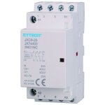 Contacteur modulaire ettroit din ac 4p 220 v 25 a 3 contacts no + 1 contact nf - jx74403