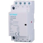 Contacteur modulaire ettroit din ac 4p 220v 25a 4 contacts nf - jx74404
