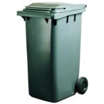 Conteneur  dchets 120 l marron ese - capacit 120 br