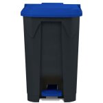 Conteneur � d�chets multi - couleurs, bleu 80 litres