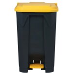 Conteneur � d�chets multi - couleurs, jaune 80 litres