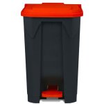 Conteneur � d�chets multi - couleurs, rouge 50 litres