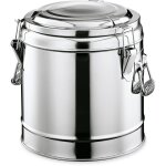 Conteneur isotherme pour le transport d'aliments en acier au nickel - chrome 6 l h 270 mm � 250 mm - ...