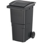 Conteneur poubelle 240 litres  prhension frontale - couvercle grenat - 580 x 725 x 1075 mm - 210005gaga ...