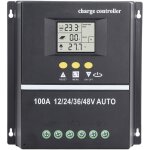 Contrleur de charge solaire mppt, double port usb, �cran lcd r�tro�clair�, r�gulateur de panneau solaire ...
