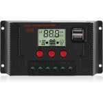 Contrôleur de charge 30a régulateur de charge panneau solaire identification automatique 12v / 24v avec ... Contrôleur de charge 30a régulateur de charge panneau solaire identification automatique 12v / 24v avec ...