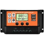 Contr�leur de charge solaire 100 a, contr�leur de charge de panneau solaire r�gulateur intelligent avec ...