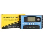 Contrleur de charge solaire 100 a, rgulateur de panneau solaire usb 12 v 24 v, rgulateur de batterie ...