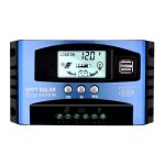 Contrleur de charge solaire 100a, contrleur de charge solaire double usb 12v / 24v, rgulateur solaire ...