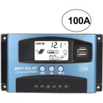 Contr�leur de charge solaire mppt 100a, r�gulateur de batterie intelligent de contr�leur de regulateur ...