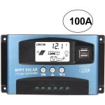 Contrleur de charge solaire mppt 100a, rgulateur de batterie intelligent de contrleur de regulateur ...