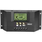 Contr�leur de charge solaire r�gulateur de charge intelligent � 3 �tages pwm 12v 24v 30a intelligent, ...