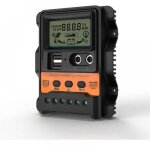 Contr�leur de charge solaire r�gulateur de charge solaire pwm 12v 24v 30a double sortie usb 5v regulateur ...