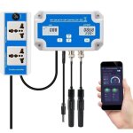 Contrleur intelligent ph orp avec surveillance et dosage  distance dans l'eau, sondes remplaables ...