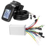 Contrôleur de moteur sans balais 24 - 60v 350w, écran lcd, accélérateur au pouce, kit pour vélos électriques ... Contrôleur de moteur sans balais 24 - 60v 350w, écran lcd, accélérateur au pouce, kit pour vélos électriques ...