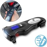 Contr�leur de pression des pneus 5 en 1 stahlwerk avec lumi�re led - contr�leur de pression d'air num�rique ...