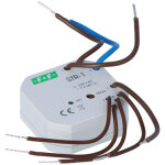 Contr�leur de volet roulant � deux boutons str - 1, un=230v ac, 8a, installation dans une bo�te d'encastrement ...