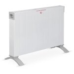 Convecteur de sol chauffage �lectrique 2200 w blanc silencieux avec minuterie