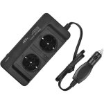 Convertisseur 12v 220v 200w prise allume cigare transformateur de tension, 4 ports usb et 2 prises eu, ...