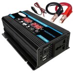 Convertisseur 12v 220v pur sinus 300w onduleur � onde sinuso�dale pure t�l�commande et double prises ...