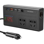 Convertisseur 12v 220v voiture, 150 w onduleur de voiture avec grand affichage numrique, transformateur ...